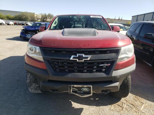1GCGTEEN5J1322491 - 2018 CHEVROLET COLORADO ZR2 BURGUNDY photo 5