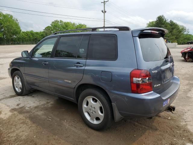 JTEEP21A070194507 - 2007 TOYOTA HIGHLANDER SPORT BLUE photo 2