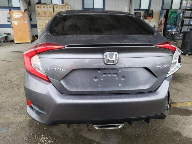 2HGFC2F85KH596457 - 2019 HONDA CIVIC SPORT 灰色 照片 6