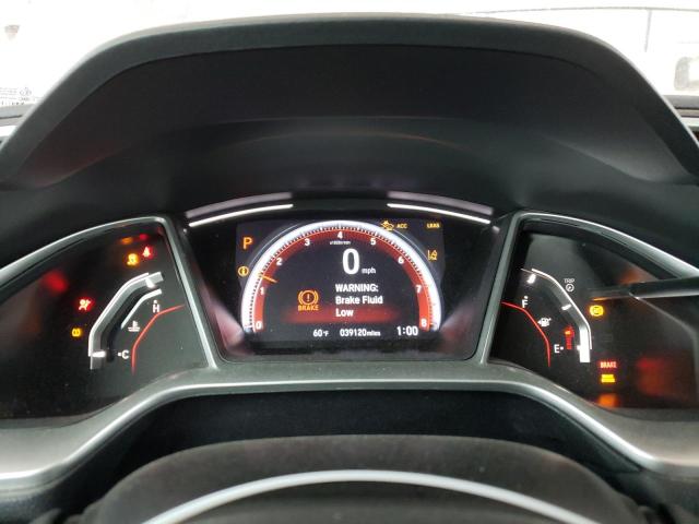 2HGFC2F85KH596457 - 2019 HONDA CIVIC SPORT 灰色 照片 9