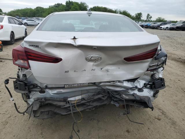 5NPD84LF1KH451185 - 2019 HYUNDAI ELANTRA SEL SILVER photo 6