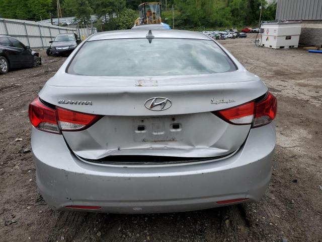 KMHDH4AE2DU675662 - 2013 HYUNDAI ELANTRA GLS SILVER photo 6