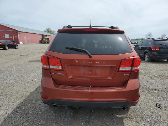 3C4PDCCG0DT656303 - 2013 DODGE JOURNEY SXT ORANGE photo 6