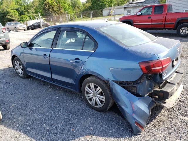 3VW167AJ2HM290024 - 2017 VOLKSWAGEN JETTA S BLUE photo 2