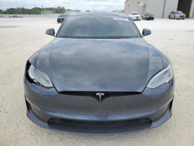 5YJSA1E51MF453924 - 2021 TESLA MODEL S GRAY photo 5