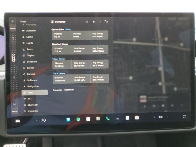 5YJSA1E51MF453924 - 2021 TESLA MODEL S GRAY photo 9