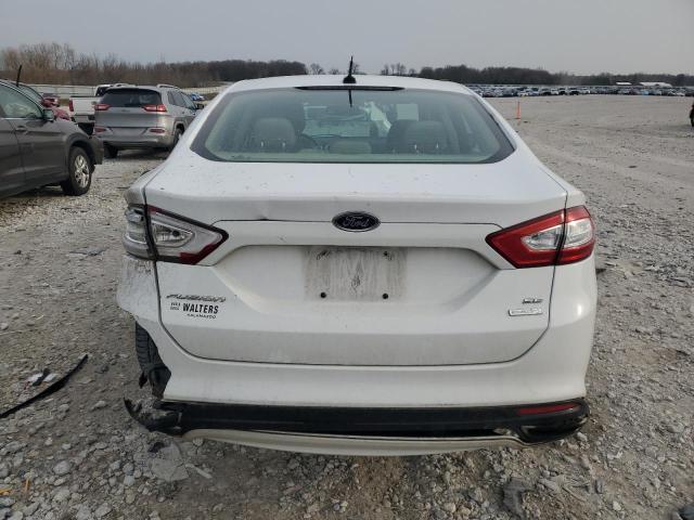 3FA6P0H95ER244927 - 2014 FORD FUSION SE WHITE photo 6