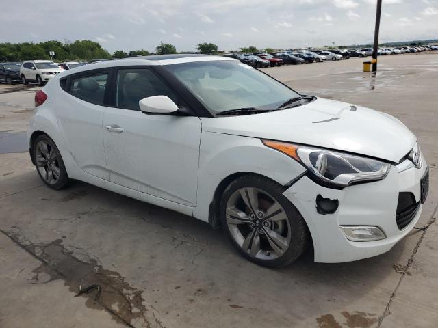 KMHTC6AD3DU103559 - 2013 HYUNDAI VELOSTER WHITE photo 4