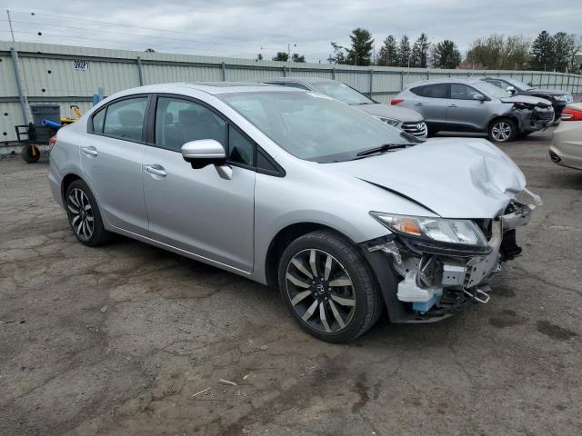 19XFB2F9XFE233454 - 2015 HONDA CIVIC EXL SILVER photo 4