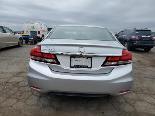 19XFB2F9XFE233454 - 2015 HONDA CIVIC EXL SILVER photo 6