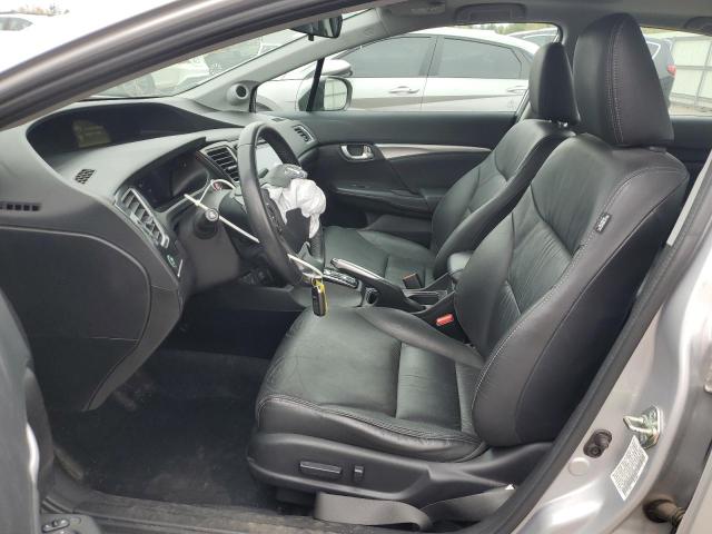 19XFB2F9XFE233454 - 2015 HONDA CIVIC EXL SILVER photo 7