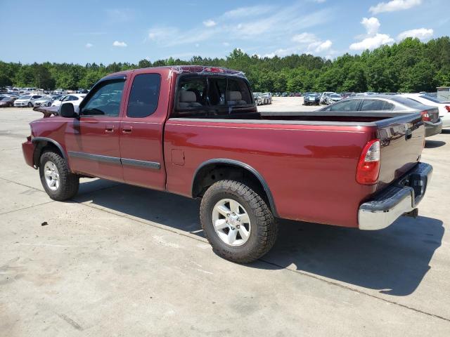 5TBRT34185S468056 - 2005 TOYOTA TUNDRA ACCESS CAB SR5 BURGUNDY photo 2