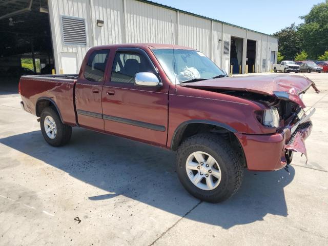 5TBRT34185S468056 - 2005 TOYOTA TUNDRA ACCESS CAB SR5 BURGUNDY photo 4