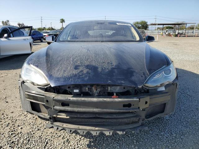 5YJSA1CN4DFP20315 - 2013 TESLA MODEL S BLUE photo 5