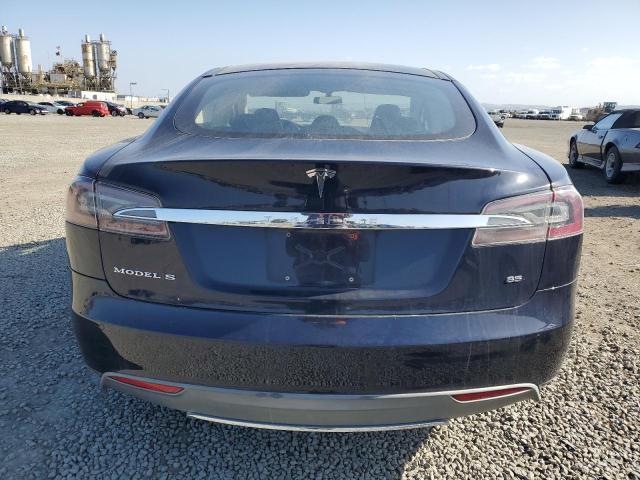 5YJSA1CN4DFP20315 - 2013 TESLA MODEL S BLUE photo 6