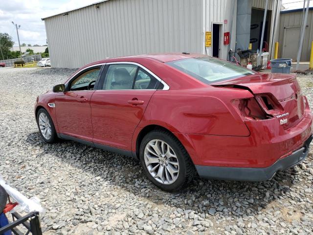 1FAHP2F87DG102146 - 2013 FORD TAURUS LIMITED BURGUNDY photo 2