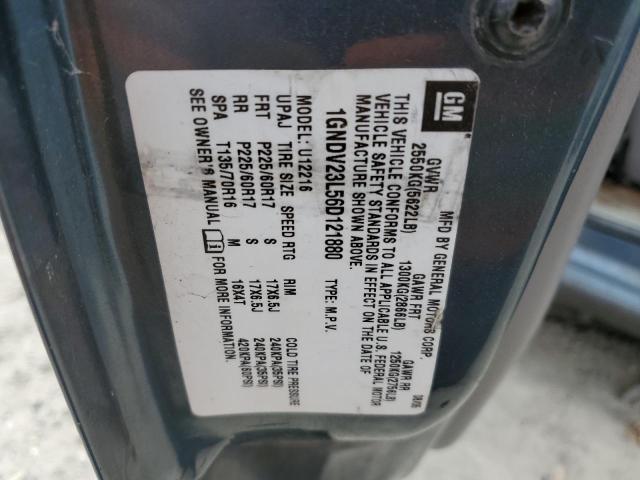 1GNDV23L56D121880 - 2006 CHEVROLET UPLANDER LS BLUE photo 14
