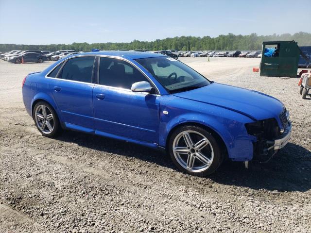 WAUPL68E04A164659 - 2004 AUDI S4 BLUE photo 4