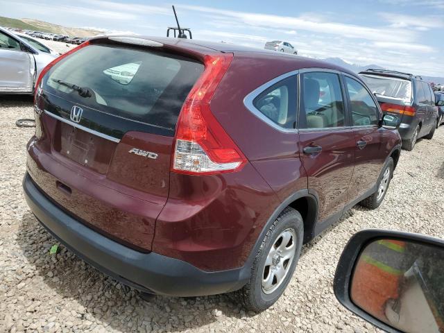 5J6RM4H36EL014261 - 2014 HONDA CR-V LX BURGUNDY photo 3