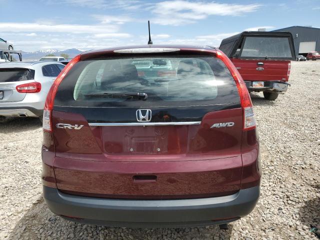 5J6RM4H36EL014261 - 2014 HONDA CR-V LX BURGUNDY photo 6