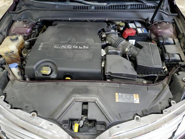 3LN6L2JK1DR800840 - 2013 LINCOLN MKZ BURGUNDY photo 11
