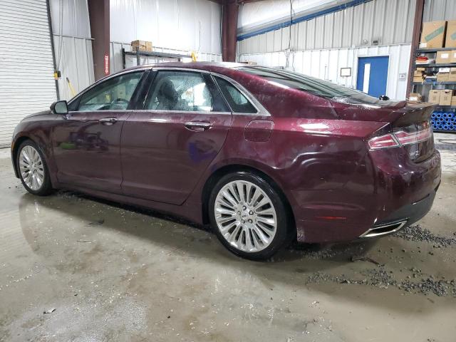 3LN6L2JK1DR800840 - 2013 LINCOLN MKZ BURGUNDY photo 2