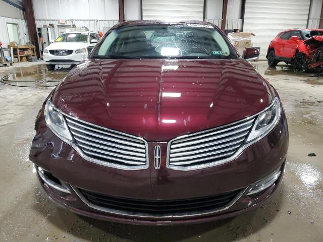 3LN6L2JK1DR800840 - 2013 LINCOLN MKZ BURGUNDY photo 5