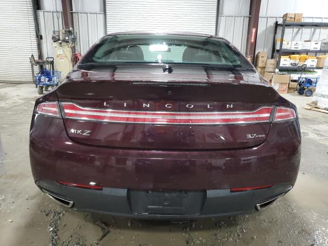 3LN6L2JK1DR800840 - 2013 LINCOLN MKZ BURGUNDY photo 6