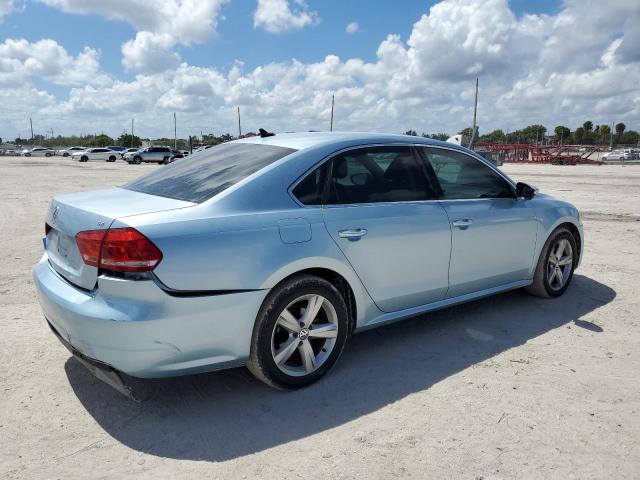 1VWBH7A3XCC050178 - 2012 VOLKSWAGEN PASSAT SE BLUE photo 3