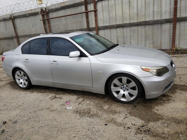 WBANE73556CM34099 - 2006 BMW 530 I SILVER photo 4