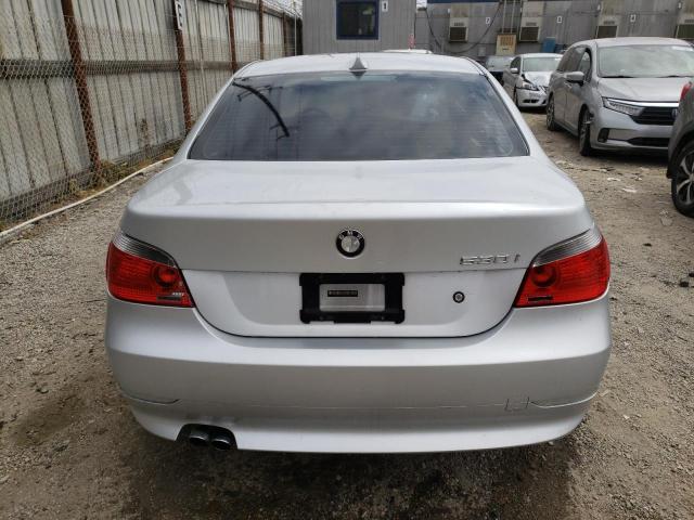 WBANE73556CM34099 - 2006 BMW 530 I SILVER photo 6