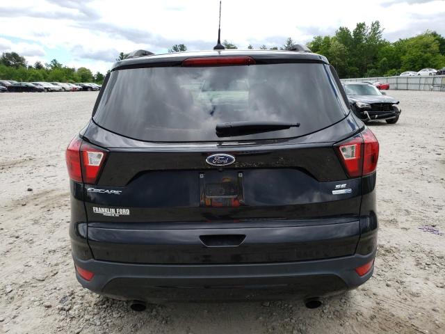 1FMCU9GD2KUA66040 - 2019 FORD ESCAPE SE BLACK photo 6