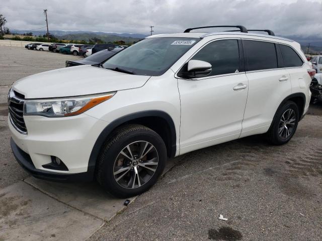 5TDKKRFH8GS140650 - 2016 TOYOTA HIGHLANDER XLE 白色 照片 1