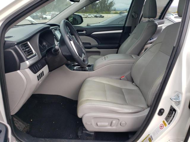 5TDKKRFH8GS140650 - 2016 TOYOTA HIGHLANDER XLE 白色 照片 7