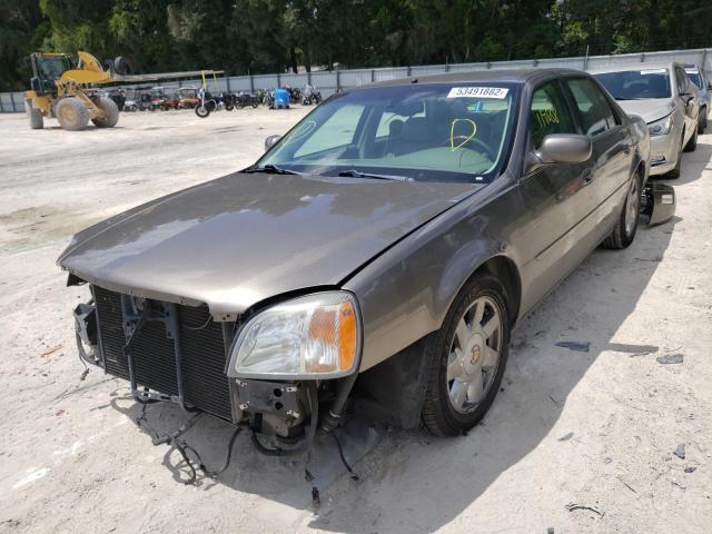 1G6KF57912U248944 - 2002 CADILLAC DEVILLE DTS BROWN photo 2