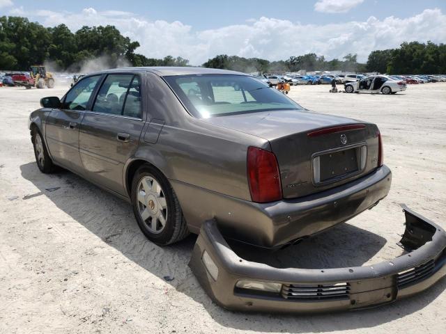 1G6KF57912U248944 - 2002 CADILLAC DEVILLE DTS BROWN photo 3