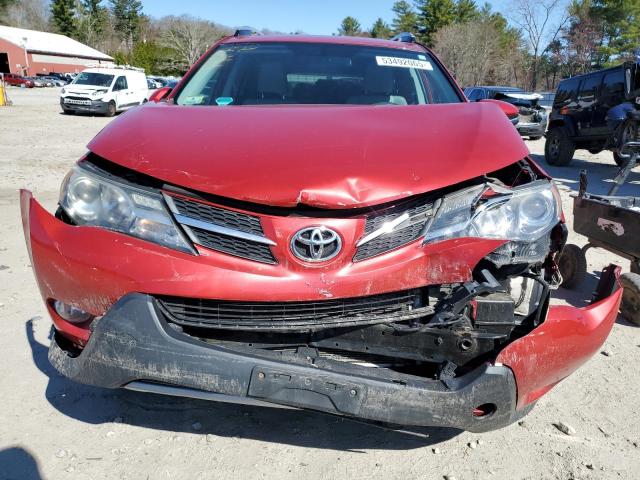 2T3RFREV0EW179920 - 2014 TOYOTA RAV4 XLE RED photo 5