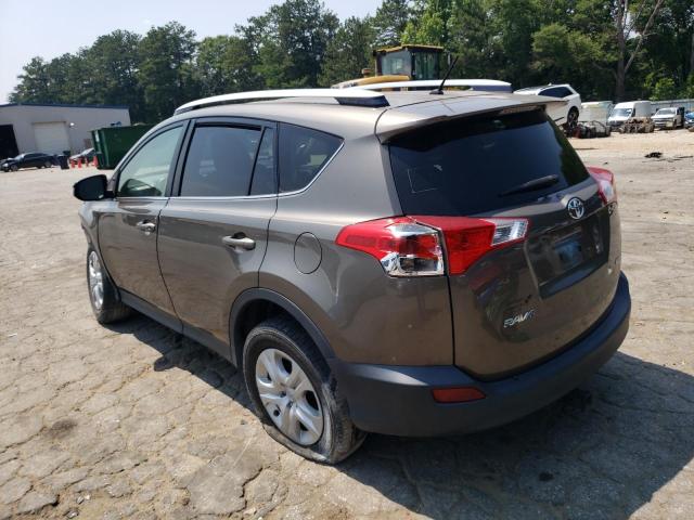 JTMZFREV9FD055370 - 2015 TOYOTA RAV4 LE GRAY photo 2