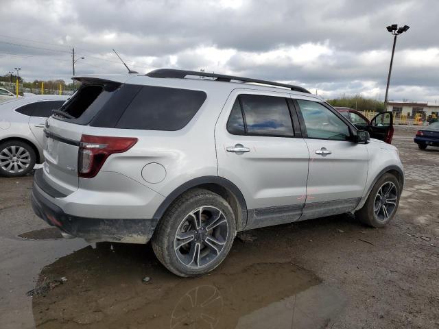 1FM5K8GT2EGB50748 - 2014 FORD EXPLORER SPORT SILVER photo 3