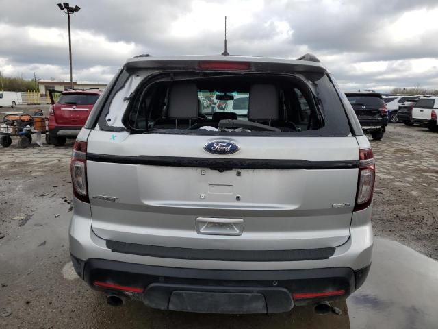 1FM5K8GT2EGB50748 - 2014 FORD EXPLORER SPORT SILVER photo 6