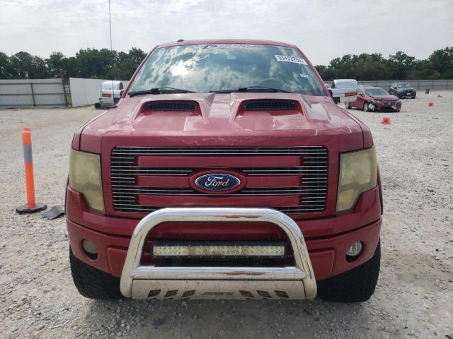 1FTFW1EF6BKD65995 - 2011 FORD F150 SUPERCREW RED photo 5