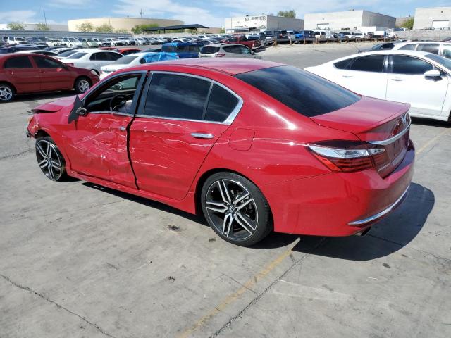 1HGCR2E10HA119304 - 2017 HONDA ACCORD SPORT SPECIAL EDITION RED photo 2