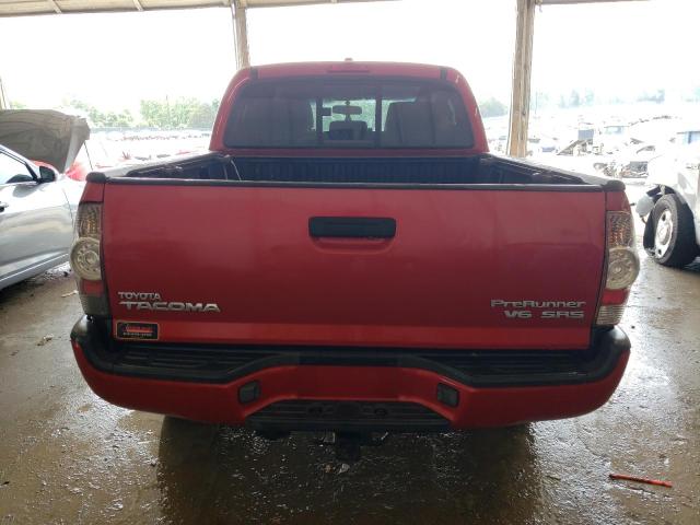 3TMJU62N89M072451 - 2009 TOYOTA TACOMA DOUBLE CAB PRERUNNER RED photo 6