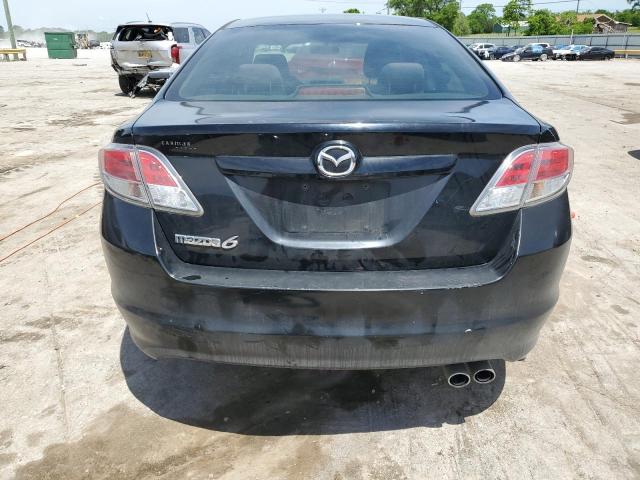 1YVHZ8DH7C5M18502 - 2012 MAZDA 6 I BLACK photo 6