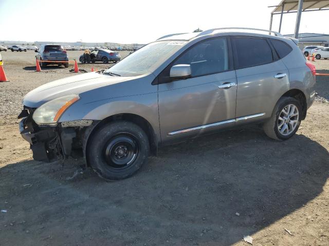 JN8AS5MT9DW530796 - 2013 NISSAN ROGUE S GRAY photo 1