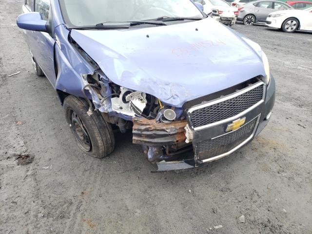 KL1TV65E69B601802 - 2009 CHEVROLET AVEO LS Mavi foto 12