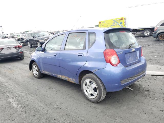 KL1TV65E69B601802 - 2009 CHEVROLET AVEO LS Mavi foto 2