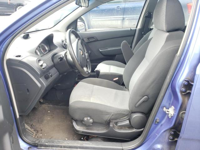 KL1TV65E69B601802 - 2009 CHEVROLET AVEO LS Mavi foto 7