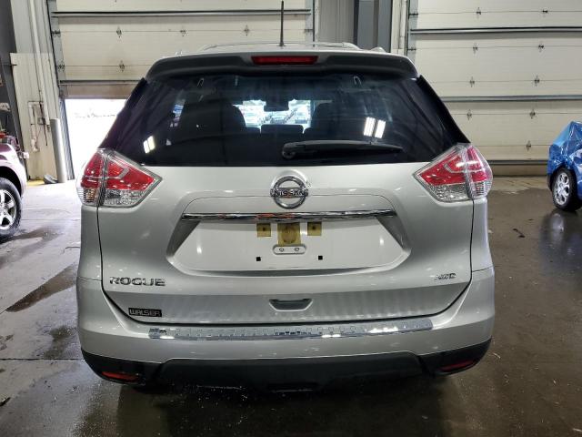 JN8AT2MV7GW141625 - 2016 NISSAN ROGUE S SILVER photo 6