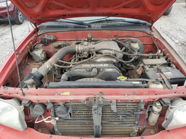 5TEGN92N34Z368577 - 2004 TOYOTA TACOMA DOUBLE CAB PRERUNNER RED photo 11
